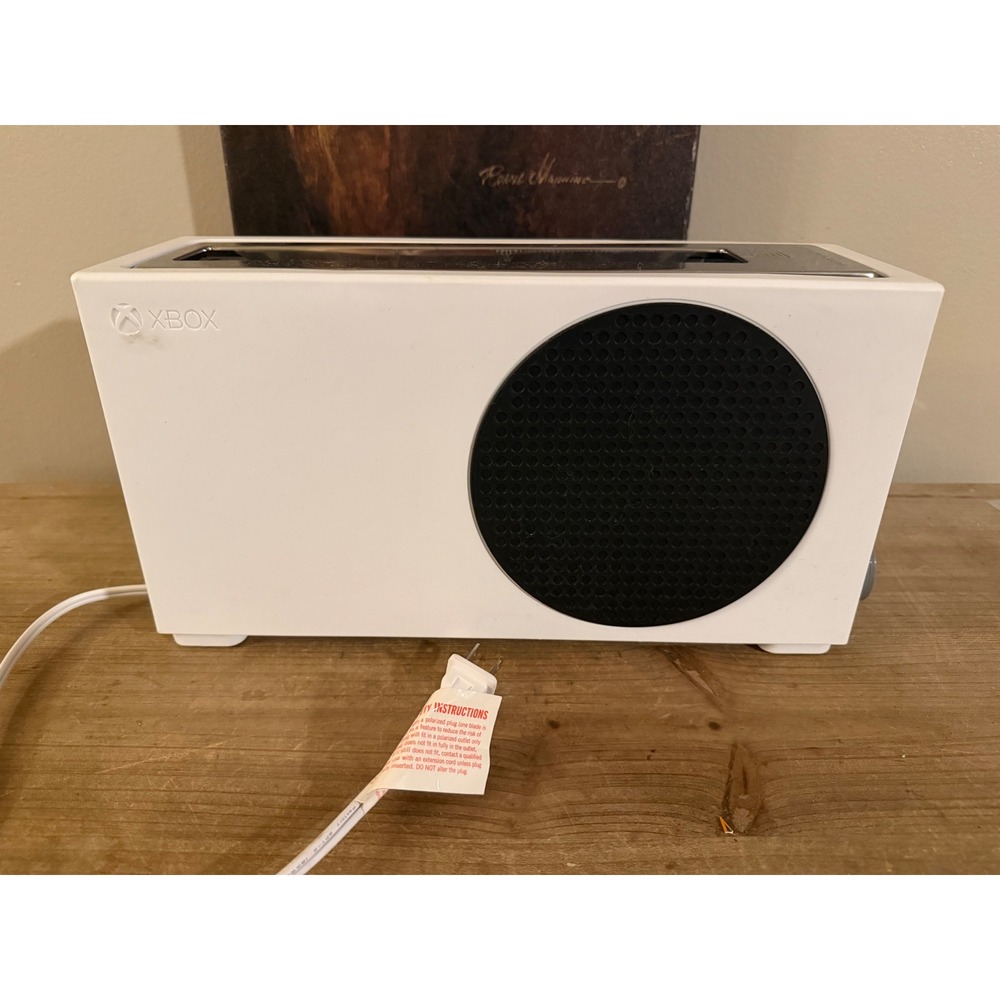 Xbox Series S 2-Slice Toaster White Console Design Logo Toaster Ukonic 18083